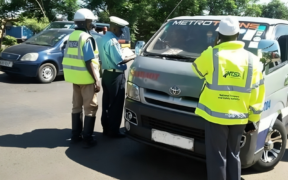 NTSA officer insecting a vehicle. Photo/ NTSA