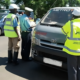 NTSA officer insecting a vehicle. Photo/ NTSA