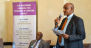 National Council for Children’s Services CEO Abdinoor Mohamed speaking during a past event. PHOTO/NCCS.