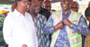 President William Ruto and Prime CS Musalia Mudavadi at the groundbreaking ceremony for the 10,000-seater Kidundu Stadium in Vihiga County on May 19, 2026. PHOTO/PCS.