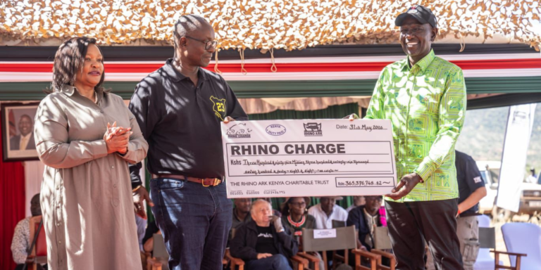 President William Ruto presided over the Rhino Charge, Wamba, Samburu County