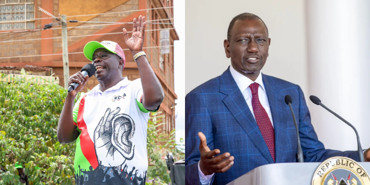 President Ruto and Former President Gachagua