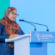 Tanzania President Samia Suluhu speaking at the Summit of Heads of State and Government on Nuclear Energy Innovation in Africa (NEISA) held on May 19, 2026. PHOTO/ Suluhu X.