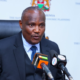 Treasury CS John Mbadi speaking during the handover of a dummy cheque representing the total IPO proceeds on April 23, 2026. PHOTO/State Department for Public Investments and Assets Management..