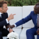 French President Emmanuel Macron,Kenya President William Ruto at the G7 Summit in Italy,June 2024 PHOTO/AFP
