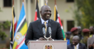 Kenyan President William Ruto during a past state of the nation address at State House Nairobi. PHOTO/ PCS