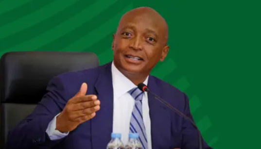 CAF President Dr Patrice Motsepe during a press conference on February 9,2026 PHOTO/CAF