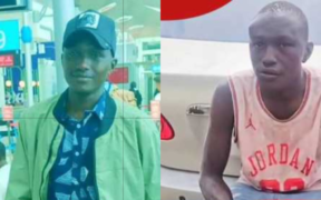 A collage of Brian Kipkoech while he was in Dubai on the streets PHOTO/FB