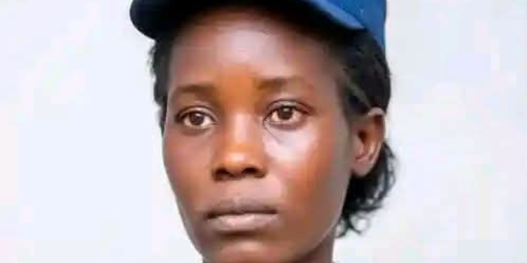 Jackline Awuoro,30, murdered husband in Nakuru PHOTO/Screengrab 