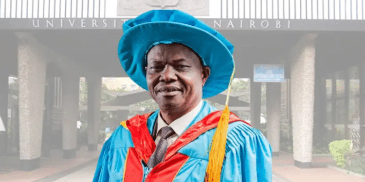 University of Nairobi Vice Chancellor Prof. Ayub Njoroge Gitau. PHOTO/ UoN