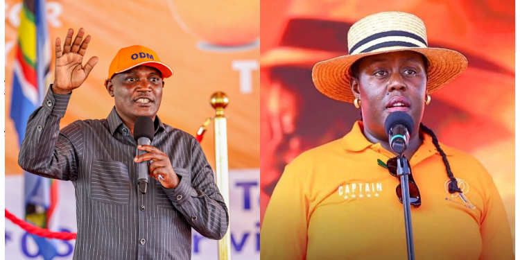 A heated political exchange unfolds between Treasury CS John Mbadi and EALA MP Winnie Odinga following remarks on governance and public accountability.