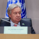 UN Secretary-General Antonio Guterres during a trilateral meeting held in Addis Ababa on May 13,2026 PHOTO/UN Spokesperson