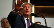 President Donald Trump Takes Questions from Press During a Healthcare Event at the White House on May 18,2026 PHOTO/AFP