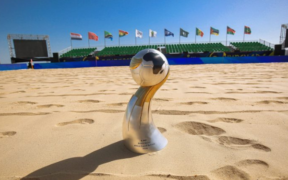 Senegal Beach Soccer AFCON 2026 Trophy PHOTO/CAF