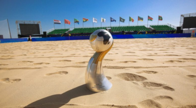 Senegal Beach Soccer AFCON 2026 Trophy PHOTO/CAF