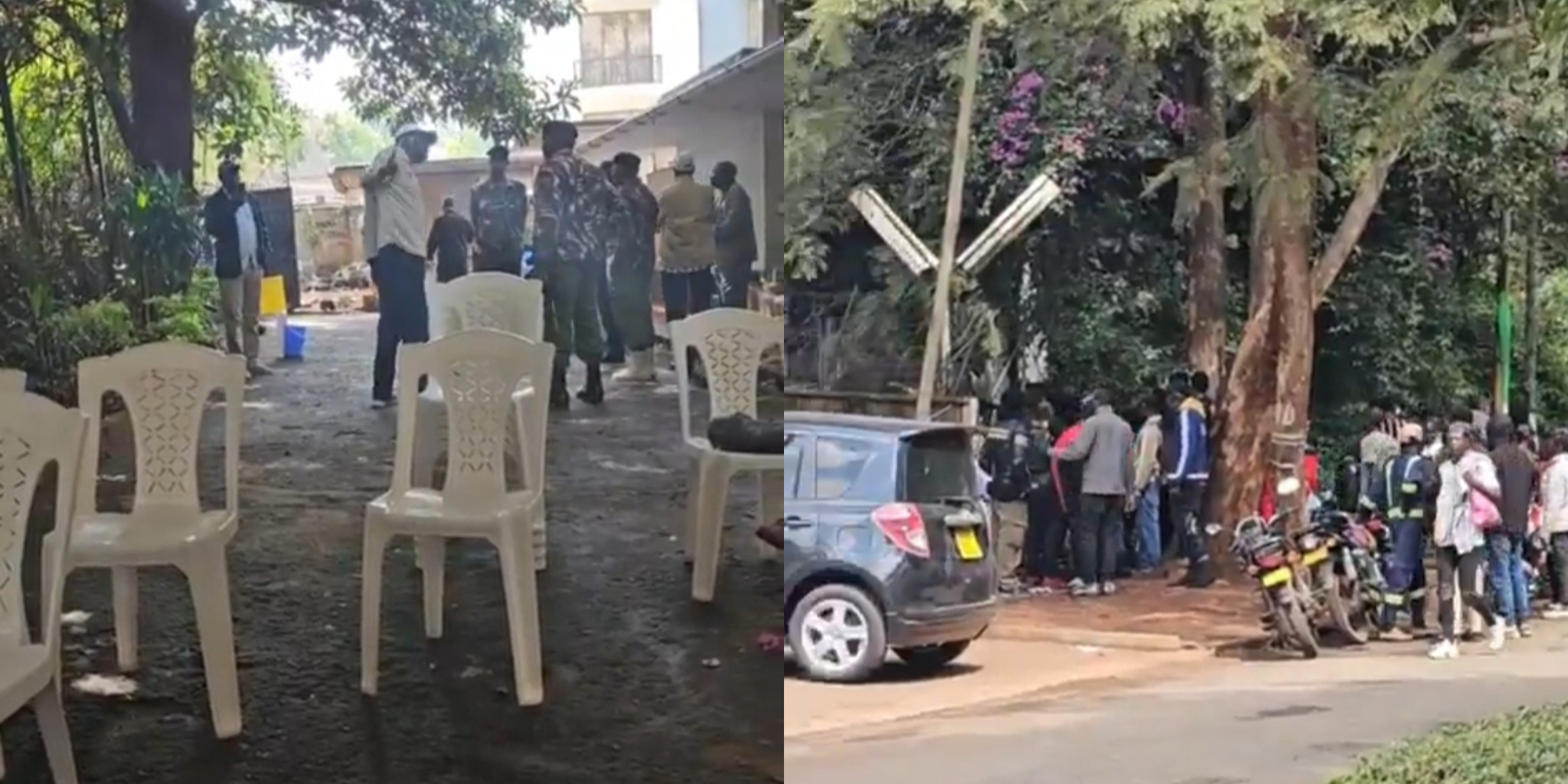 Moments when Kileleshwa MCA stormed a public participation venue on May 19,2026 PHOTO/Screengrab