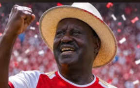 A resurfaced message from Raila Odinga about Arsenal is stirring emotions as fans connect his words to the club’s current success. PHOTO/ Philip Etale