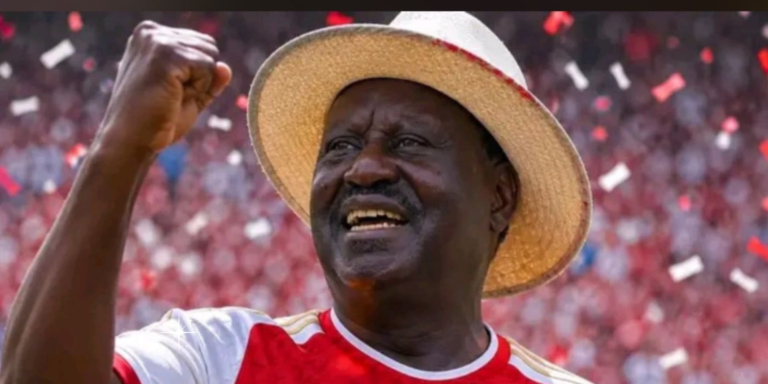 A resurfaced message from Raila Odinga about Arsenal is stirring emotions as fans connect his words to the club’s current success. PHOTO/ Philip Etale