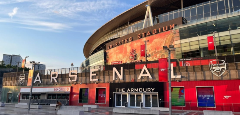 Arsenal official stadium The Emirates in London. PHOTO/ REUTERS