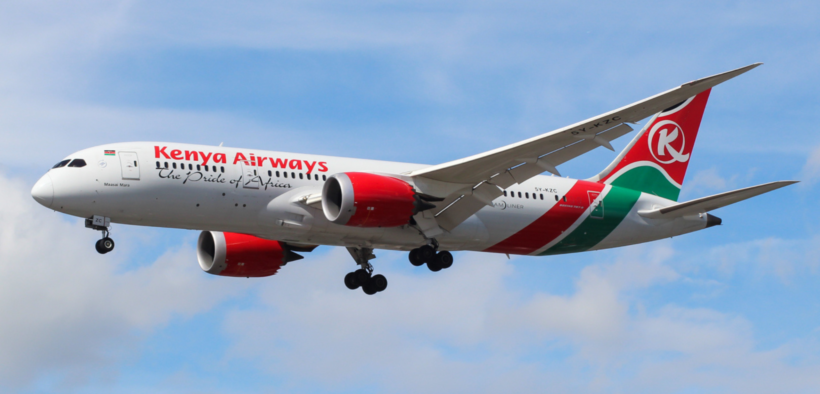 Kenya Airways plane PHOTO/KQ