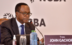 NCBA Group PLC Managing Director John Gachora in a past event. PHOTO/ File