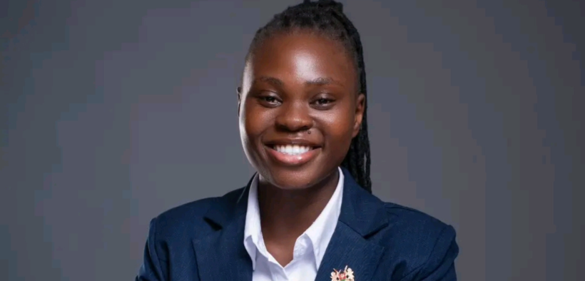 Daystar University Student's president Faith Beatrice who has officially joined ODM after ditching Safina Party. PHOTO/ Faith FB