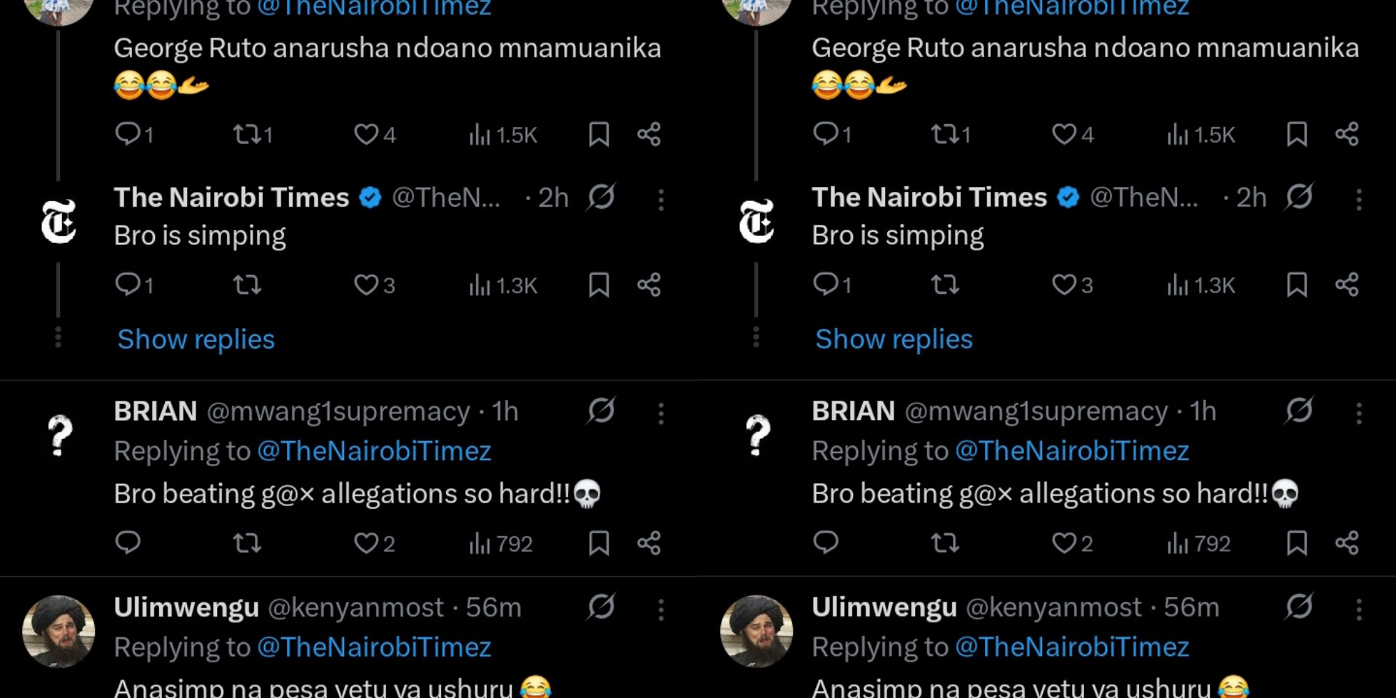 Online reactions explode after George Ruto sends a costly TikTok “Lion” gift during Ann Bree’s live session, sparking heated debate across social media. PHOTO/ Nairobi Times X