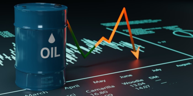 An AI photo of oil drum and a forex chart for illustration purposes on the global oil prices. PHOTO/ Courtesy