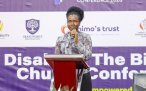 Nominated Senator Crystal Asige addresses congregants during the 'Disability, the Bible and the Church Conference 2026' at CITAM in Nairobi on May 22, 2026. She criticized the executive's delay in implementing the Persons with Disabilities Act, 2025. PHOTO/ FILE