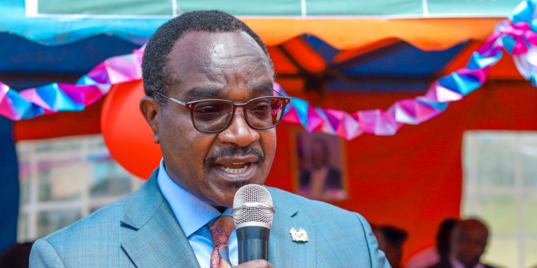 CS Ogamba during laying-ceremony for a dining hall project in Father Makewa High School on May 15,2026