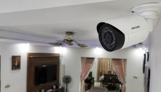 An AI image of a CCTV camera inside a house for illustration purposes PHOTO/AI