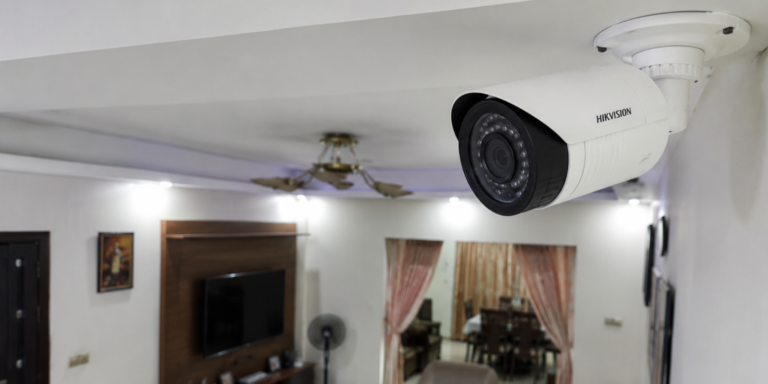 An AI image of a CCTV camera inside a house for illustration purposes PHOTO/AI
