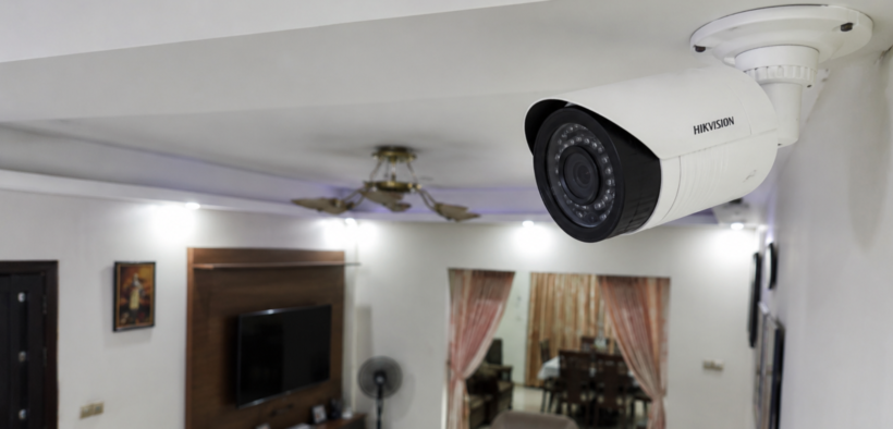 An AI image of a CCTV camera inside a house for illustration purposes PHOTO/AI