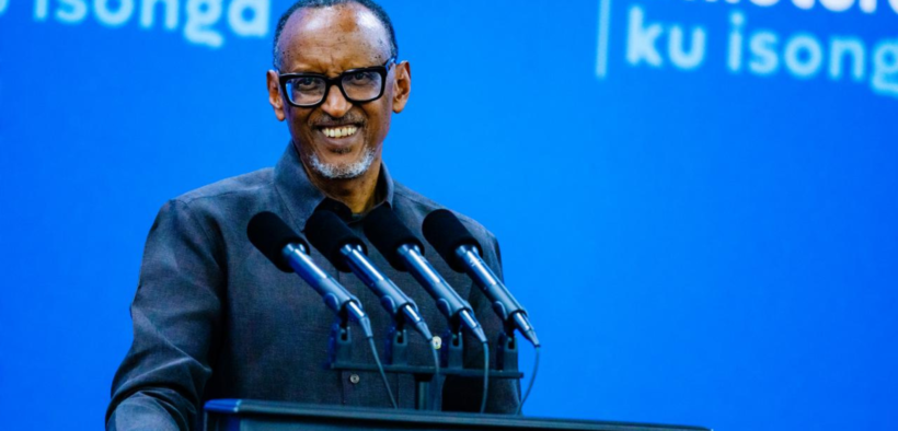 Rwanda President Paul Kagame during a visit to the Military Academy on March 23,2026 PHOTO/PCS