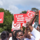 Protesters addressing Femicide Crisis. PHOTO/ Getty Images.