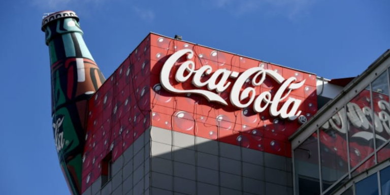 A Coca-Cola building in Zagreb, Croatia, Nov. 8, 2023. PHOTO/ AFP