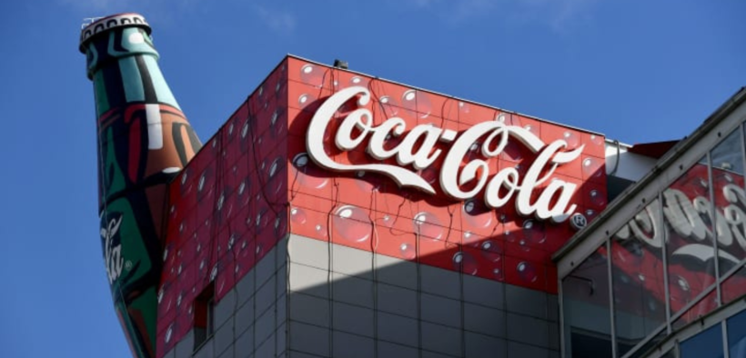 A Coca-Cola building in Zagreb, Croatia, Nov. 8, 2023. PHOTO/ AFP