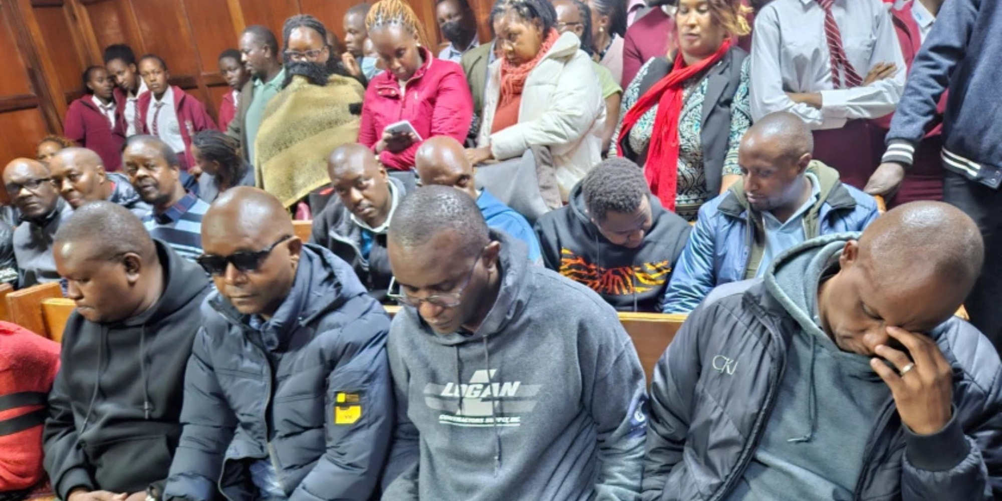 Former Metropolitan National Sacco management while appearing before court on allegations of fraud. PHOTO/ File 