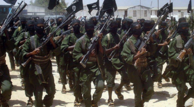 Al-Shabaab militants in a past training exercise in undisclosed location. PHOTO/ BBC