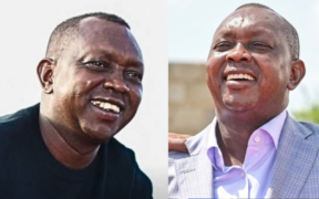 A collage photo of Oscar Sudi, showing his teeth before and after dental transformation. PHOTO/ Oscar Sudi
