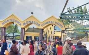 Rachel Wandeto burial dispute unfolds at Montezuma Monalisa Funeral Home in Nairobi as family members leave without her body amid a tense morgue standoff. PHOTO/ Ndungu Nyoro