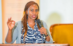 Principal Secretary for Public Health and Professional Standards Mary Muthoni speaking at a past event in Nairobi. PHOTO/ MoH