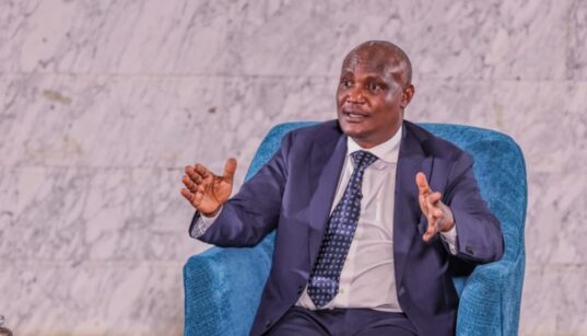 Treasury CS John Mbadi during a Town Hall Meeting at the University of Nairobi on May 20, 2026. PHOTO/ Mbadi X.