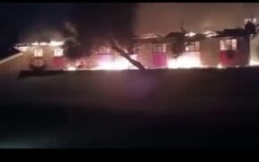 A fire has broken out at St. Joseph’s Seminary Senior School in Molo, Nakuru County,