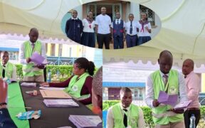 Viewers can follow live updates of the Tenri School vote-counting process to track results in real time as they are announced