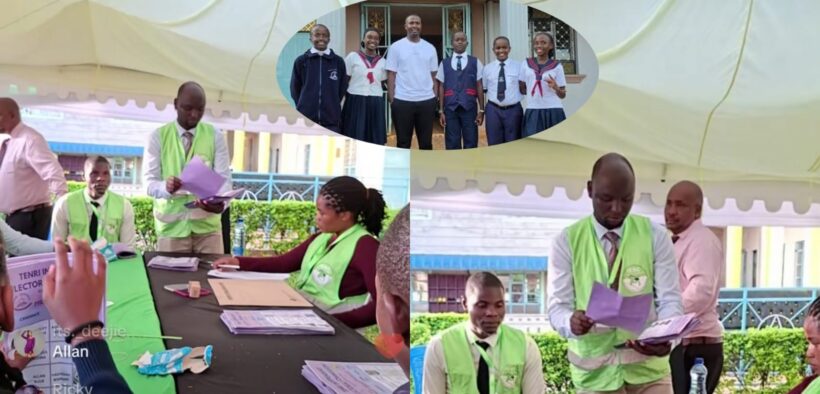 Viewers can follow live updates of the Tenri School vote-counting process to track results in real time as they are announced