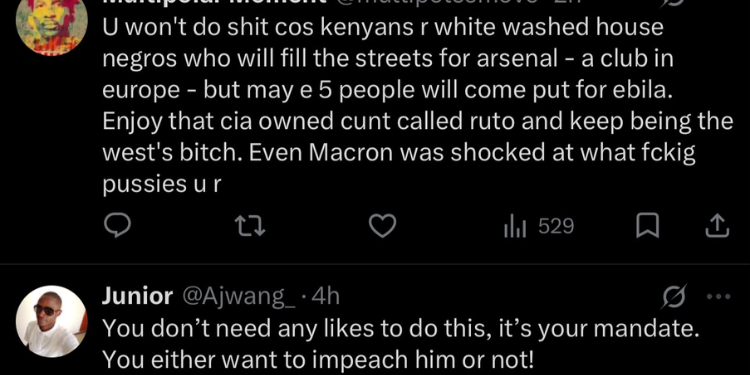 Caleb Amisi impeachment motion 
