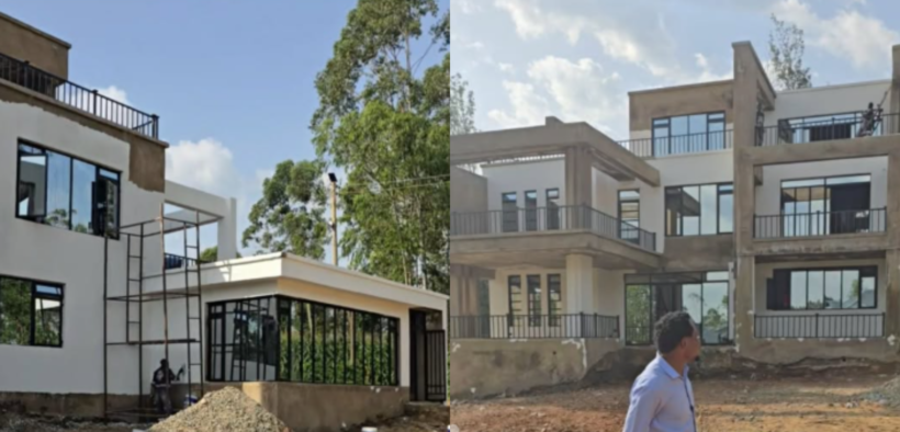 Peter Salasya showing off his mansion. Peter salasya/ Tiktok