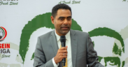 FKF President Hussein Mohamed in a past media address. PHOTO/ FKF