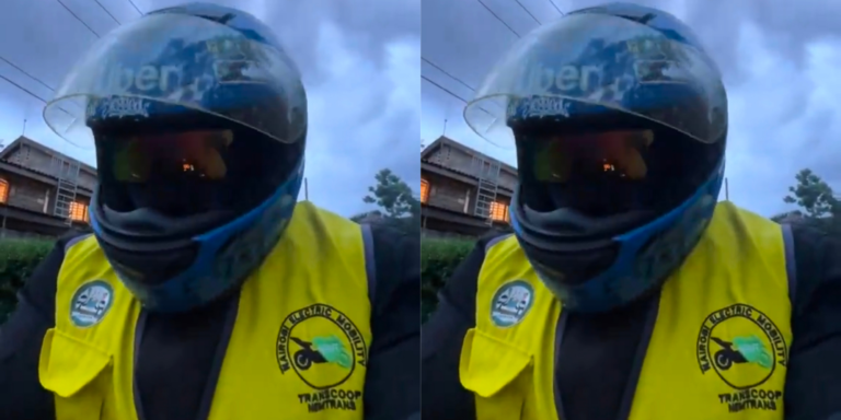 The uber bodaboda delivery guy who was caught in between drugs trafficking syndicate in Nairobi. PHOTO/ File